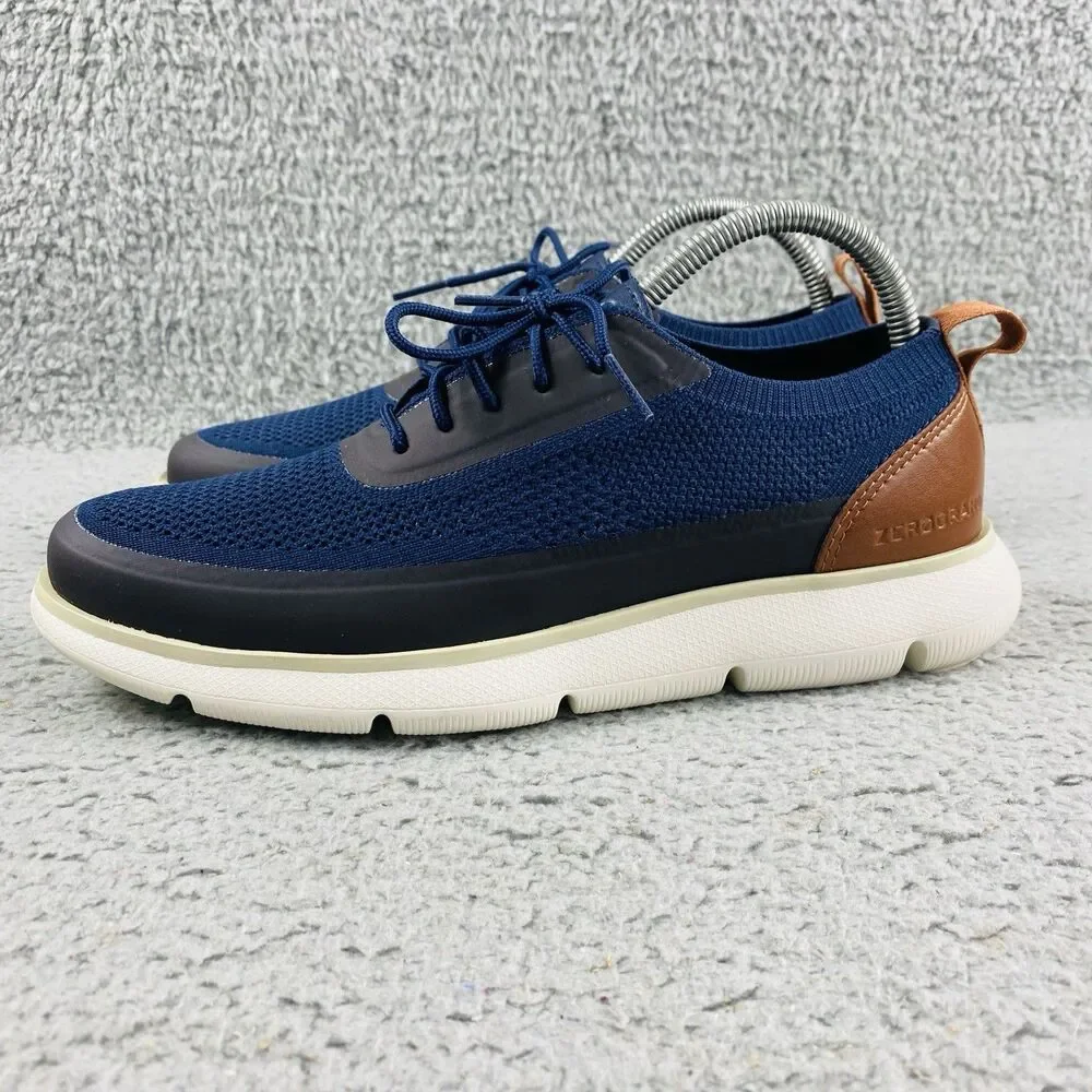 Cole Haan Zerogrand Omni Stitchlite Knit Sneakers Mens 7M Navy Blue C34656